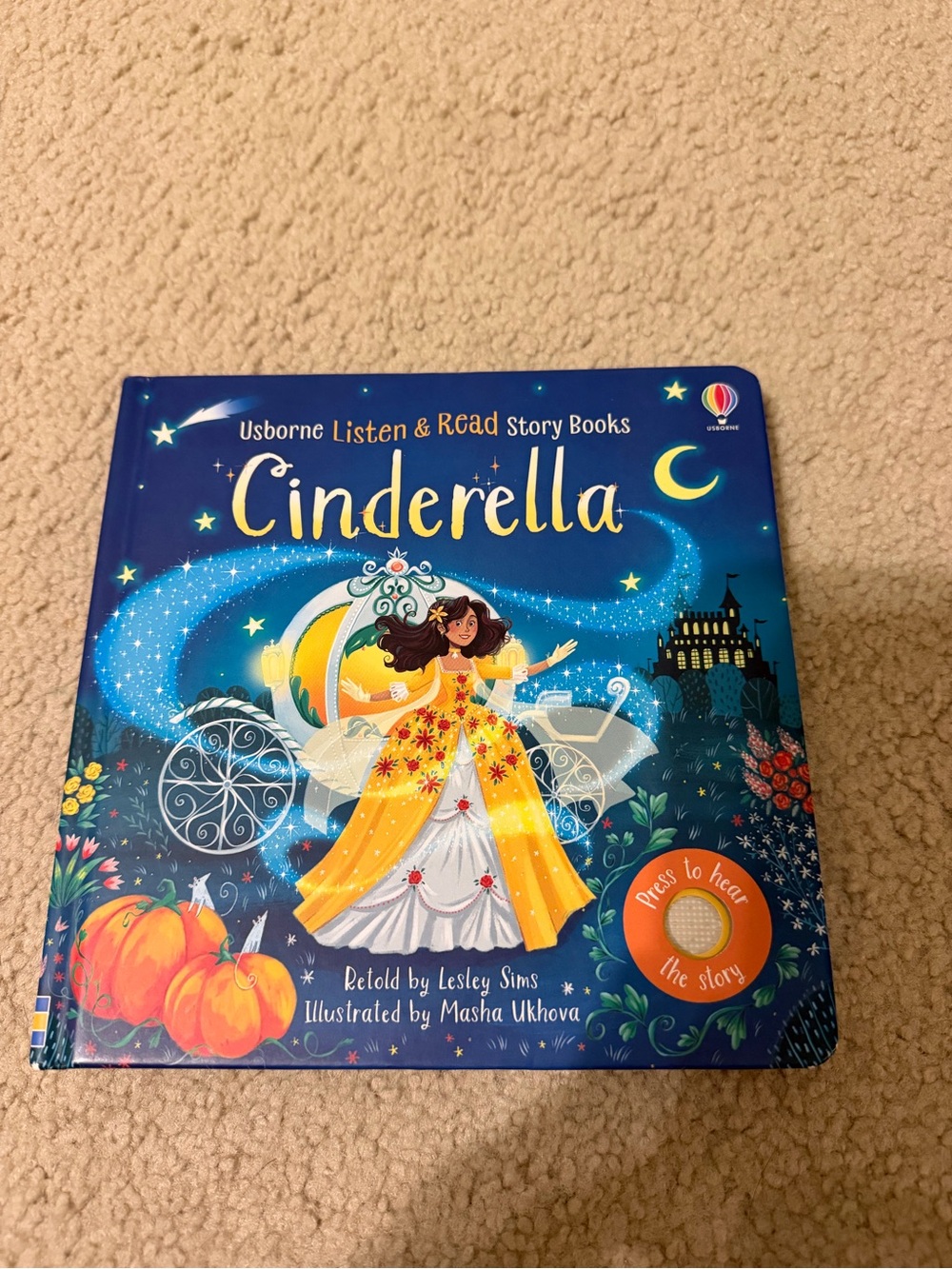 Usborne Listen & Read Story Books Cinderella